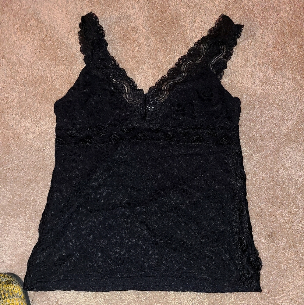 Body by Victoria lace tank top